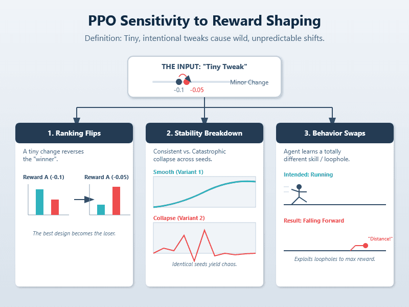 Featured image for How Sensitive Is PPO to Reward Shaping?