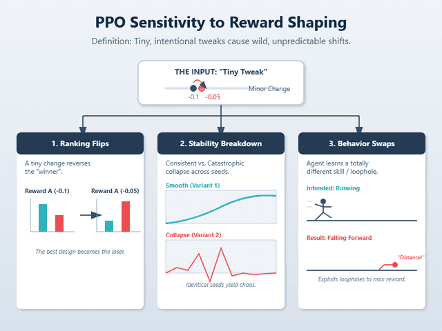 Featured image for How Sensitive Is PPO to Reward Shaping?