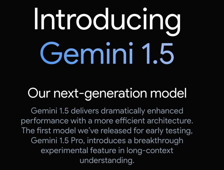 Google Releases Gemini 1.5 With 10M Context Window